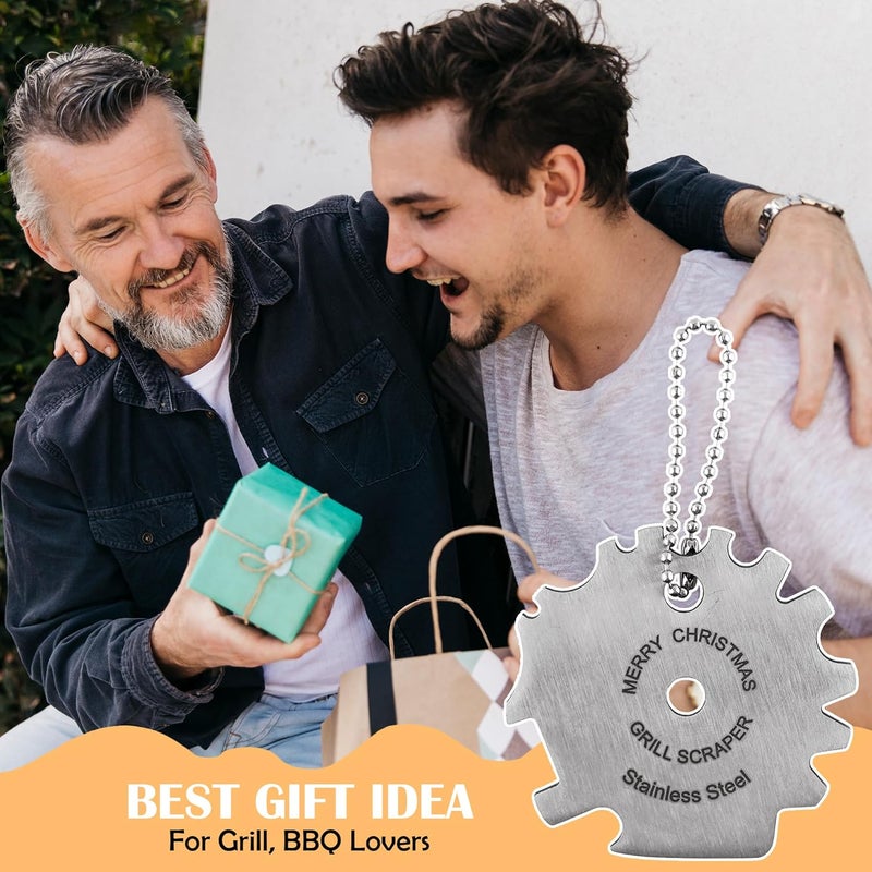 ZFFIO Grill Scraper Stocking Stuffers for Adults Men Women Gifts Teens Gift for Men Who Have Everything Dad Christmas Mom Grandma Grandpa Him Her Stuffer Husband Ideas Boyfriend Father Kitchen Gadgets - Image 2